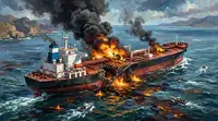 КСИР: супертанкер с нефтью подорвался на мине в Ормузском проливе
