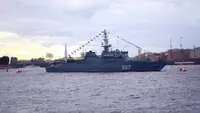 Охотник за минами сошёл со стапелей: В Петербурге спустили на воду новейший тральщик
