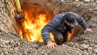 «Выйди, выйди!»: Житель Дагестана решил проверить утечку газа зажигалкой и устроил огненное шоу
