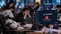 В работе сайта и приложения DeepSeek произошёл масштабный сбой