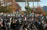 В Берлине проходит массовая демонстрация в поддержку Палестины