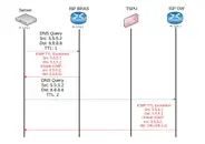 На ТСПУ начали перехватывать открытые DNS запросы к 1.1.1.1, 8.8.8.8