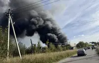 Пожар на строительном рынке под Одинцовом локализован