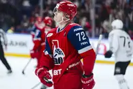 Нападающий «Локомотива» Максим Берёзкин провёл первую ледовую тренировку после травмы