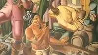 Айфон за 70 лет до его появления? Деталь картины 1937 года породила теории о путешествиях во времени