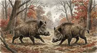 Биолог Калинкин: осенью самцы кабанов могут быть особенно агрессивны