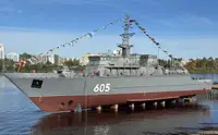 В Санкт-Петербурге спустили на воду морской тральщик «Семен Агафонов»
