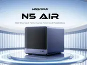 Ryzen 5 7640HS, пять дисков и 10-гигабитная сеть. NAS-сервер Minisforum N5 Air вышел на мировой рынок