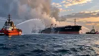 Минтранс сообщил о ликвидации последствий атаки на танкер «Афрамакс Рио»