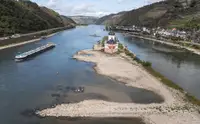 Уровень воды в Рейне обновил исторический минимум