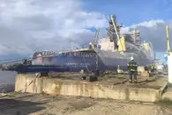 Пожарные потушили возгорание на ледоколе «Адмирал Макаров» в Петербурге
