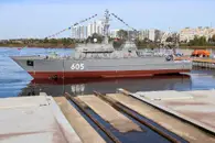 В Петербурге спустили на воду корабль противоминной обороны «Семён Агафонов»