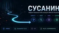 Сусанин: как я перестал кормить MikroTik списками доменов и научил искать рабочий маршрут самостоятельно