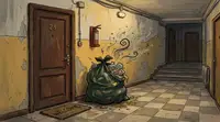 Специалист Бондарь: оставлять пакет с мусором около квартиры нельзя