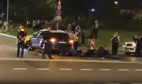 Мотоциклист погиб после столкновения с Bentley в центре Москвы