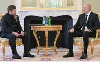 Кадыров встретился с Алиевым в Азербайджане