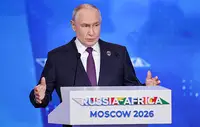 Путин участвует в саммите Россия - Африка. Видеотрансляция