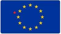 Премьер Испании опубликовал флаг ЕС с красным кленовым листом
