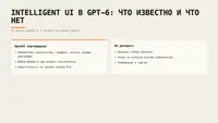 Новый GPT-6 собирает ответы ChatGPT из диаграмм, кнопок и форм. Как туда попадает бренд, в OpenAI не сказали