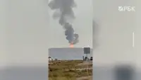 В Азербайджане произошло извержение вулкана. Видео