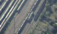 «Герани» достали 4 локомотива с грузами для ВСУ сразу в трёх районах Украины