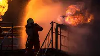 Двое пожарных тяжело пострадали при тушении горящей усадьбы «Узкое» в Москве