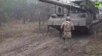 САУ «Пион» ВС России превратила в руины опорники с боевиками ВСУ в ДНР