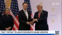 Маск получил от Трампа высшую научную награду США. Видео