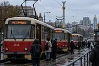 Транспортный коллапс в Киеве: после метро встали трамваи и троллейбусы