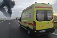 Две фуры вспыхнули после ДТП на трассе в Кузбассе, пострадал гражданин Монголии