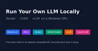 [Перевод] Запускаем LLM локально на Windows: WSL2, Docker, CUDA и vLLM