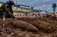 В аэропорту Эйндховена нашли два боеприпаса времён Второй мировой